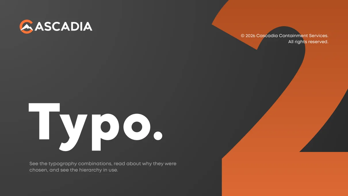 Typography section cover
